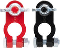Color Fix batteripolklemme for 12V+24V batterier med vingemutter forfra