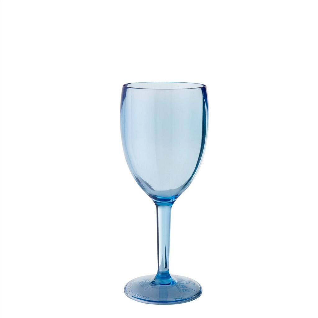 Colour vinglass 200 ml SAN blå forfra