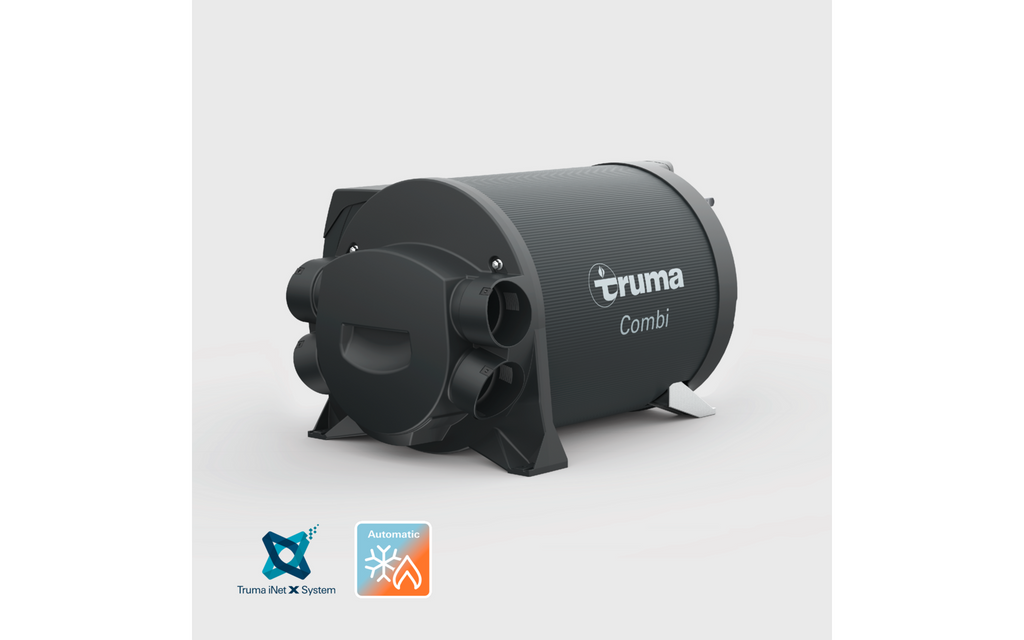 Truma Combi 4 iNet X Panel varmeovn og varmtvann installasjon