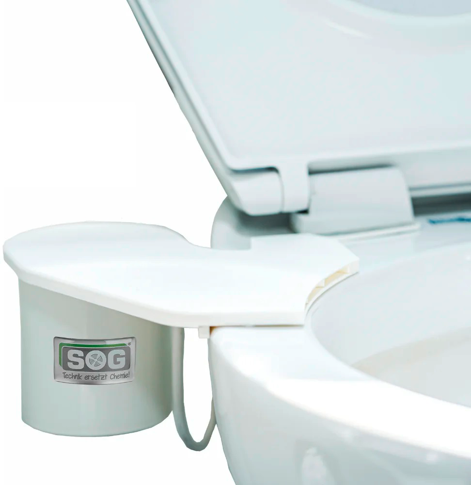 Compact Quick luktavsugssystem høyre utførelse for Jabsco 12V - SOG forfra