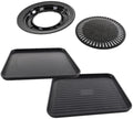 Cook´n´Fold grillplate aluminium med antihaftbelegg forfra