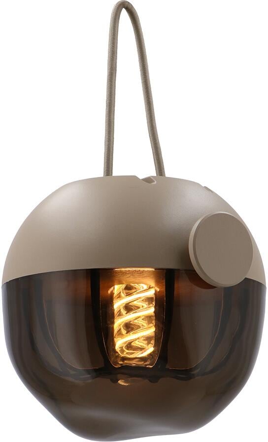 Cosisfera LED stemningslampe sandbeige 3-pakning forfra