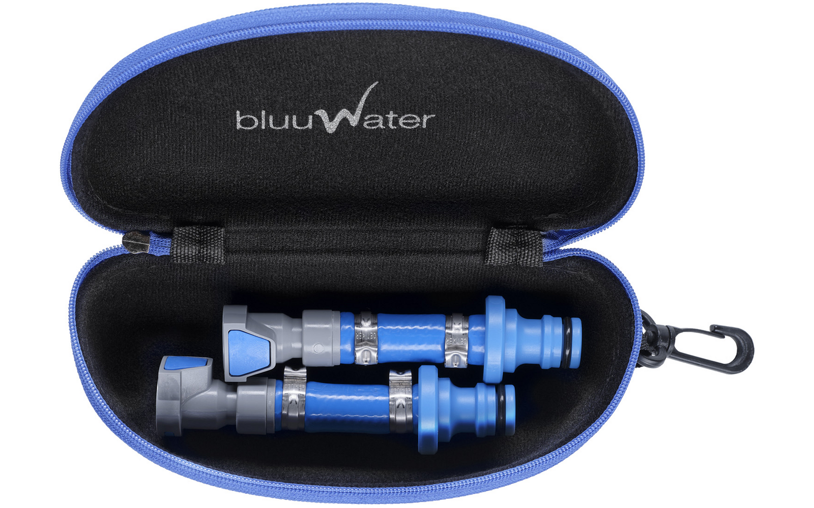 CR08 påfyllingstilkoblingssett vannfilter opptil 6000 l - bluuwater detalj av koblinger