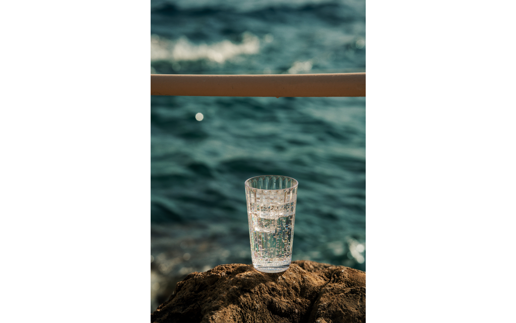 Crystal Line Tall Tumbler glass 4-deler 450 ml Flamefield nærbilde