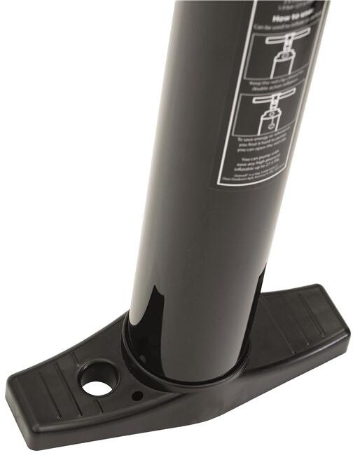 Detalj av manometer på Cyclone teltpumpe