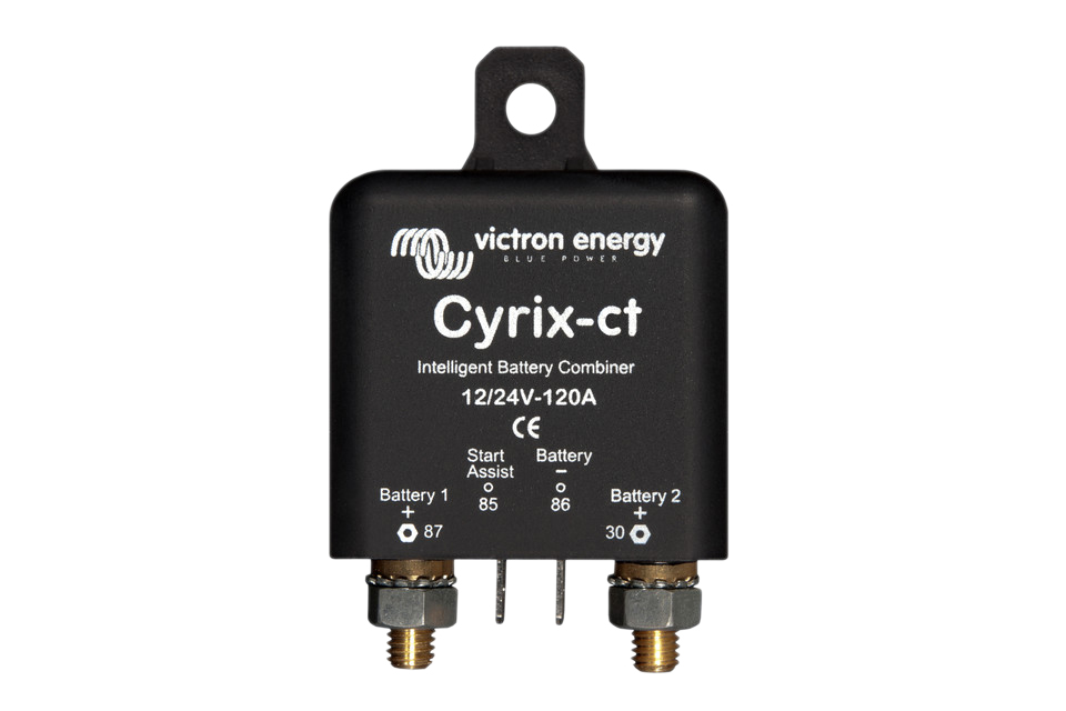 Cyrix-ct batterikobbler 12/24 V 120A automatisk fra Victron Energy