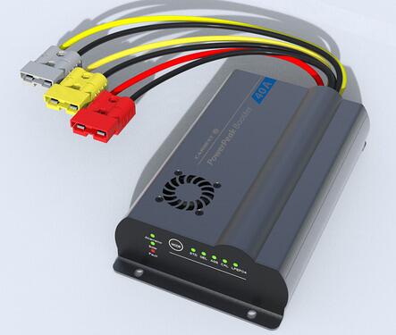 DC-DC ladebooster 40A med MPPT-solarladeregler 12V Carbest front