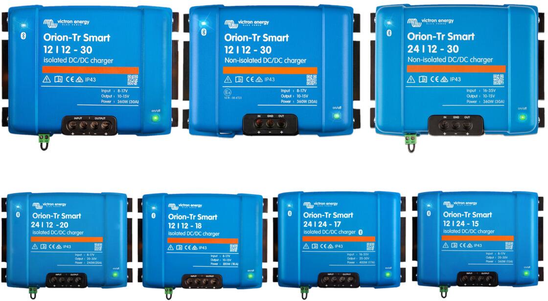 DC-DC lader Orion-Tr Smart 12/12 med Bluetooth fra Victron Energy