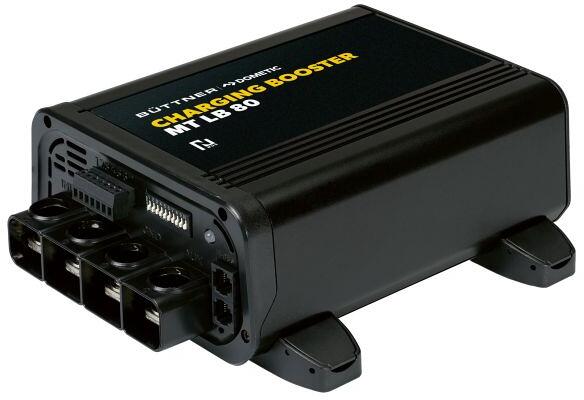DC-ladebooster MT LB opptil 80A for Euro 6 fra Büttner Elektronik for effektiv batterilading