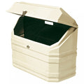 Deichselkasse i plast 86x63x37 cm for 2 gassflasker - Sportscraft front
