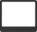 Dekkeramme for iNet X Panel 2/Pro Panel 2 ved bytte fra CP plus - Truma forfra
