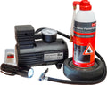 Dekkpannesett med luftkompressor og tettespray 1,4 kg - HP forfra