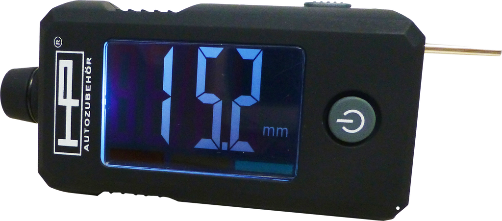 Dekktrykk- og mønsterdybdemåler 2in1 0-6,8 bar LCD forfra