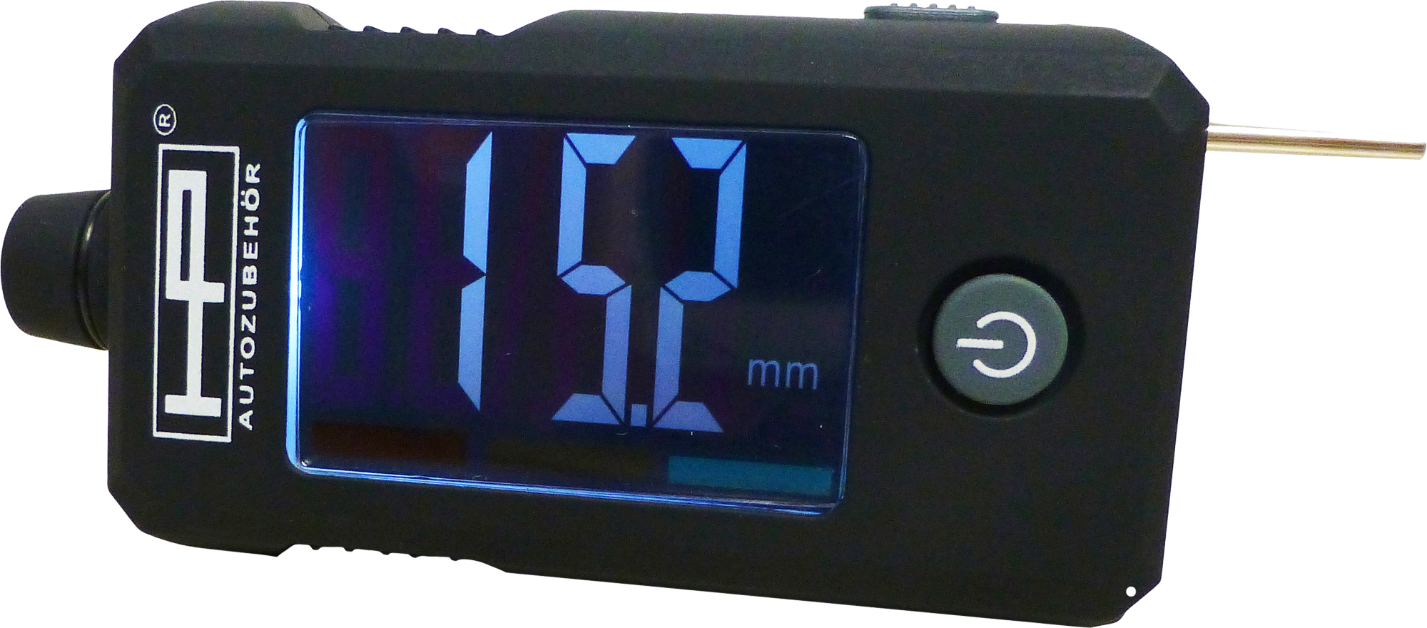 Dekktrykk- og mønsterdybdemåler 2in1 0-6,8 bar LCD forfra