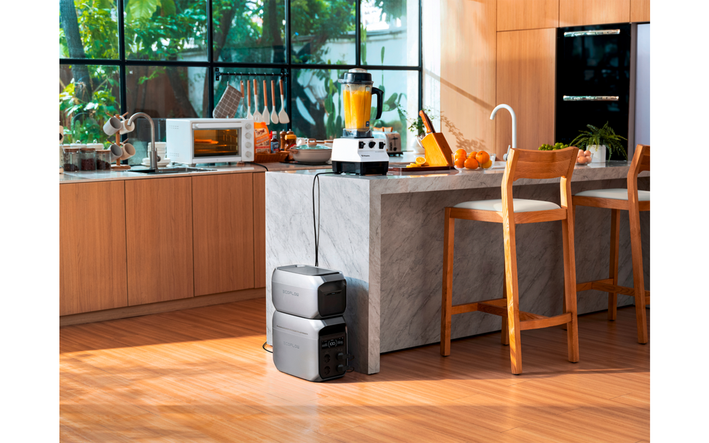 Delta 3 Extra Battery tilleggsbatteri 1024Wh LiFePO4 EcoFlow nærbilde av battericelle