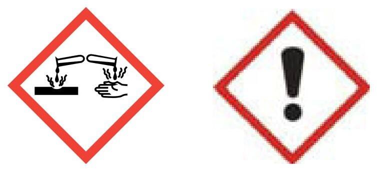 Nærbilde av flaske med Desinfeksjon og biofilmfjerner DEXDA Clean 2-komponent