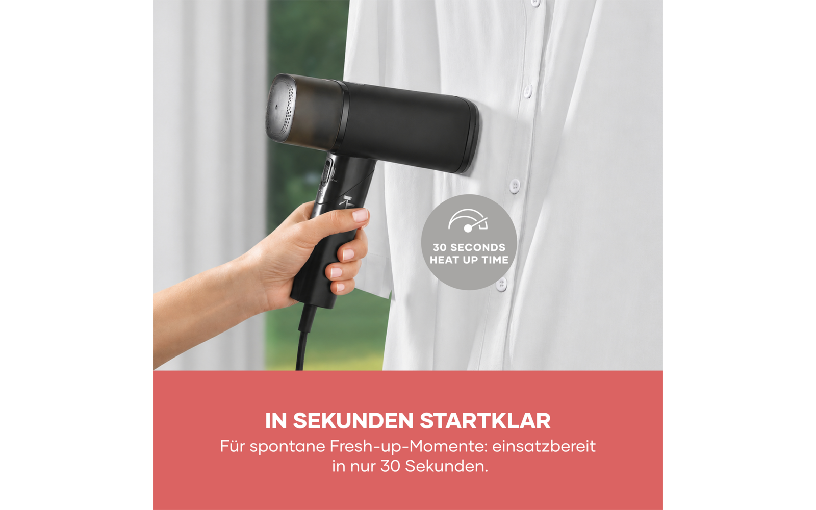 Detalj av keramisk varmeplate på Sammenleggbar dampglatter DG 3282 1400 W keramisk