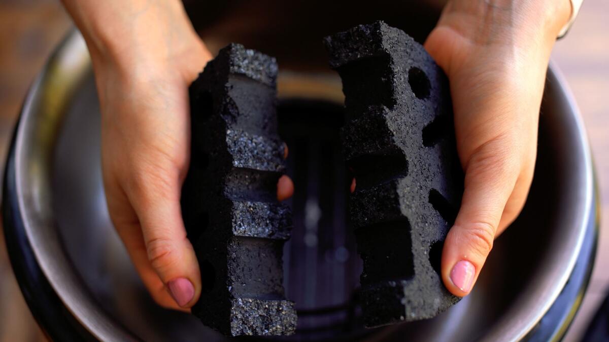 Detaljbilde av Cobble Stone grillbriketter 6 stk