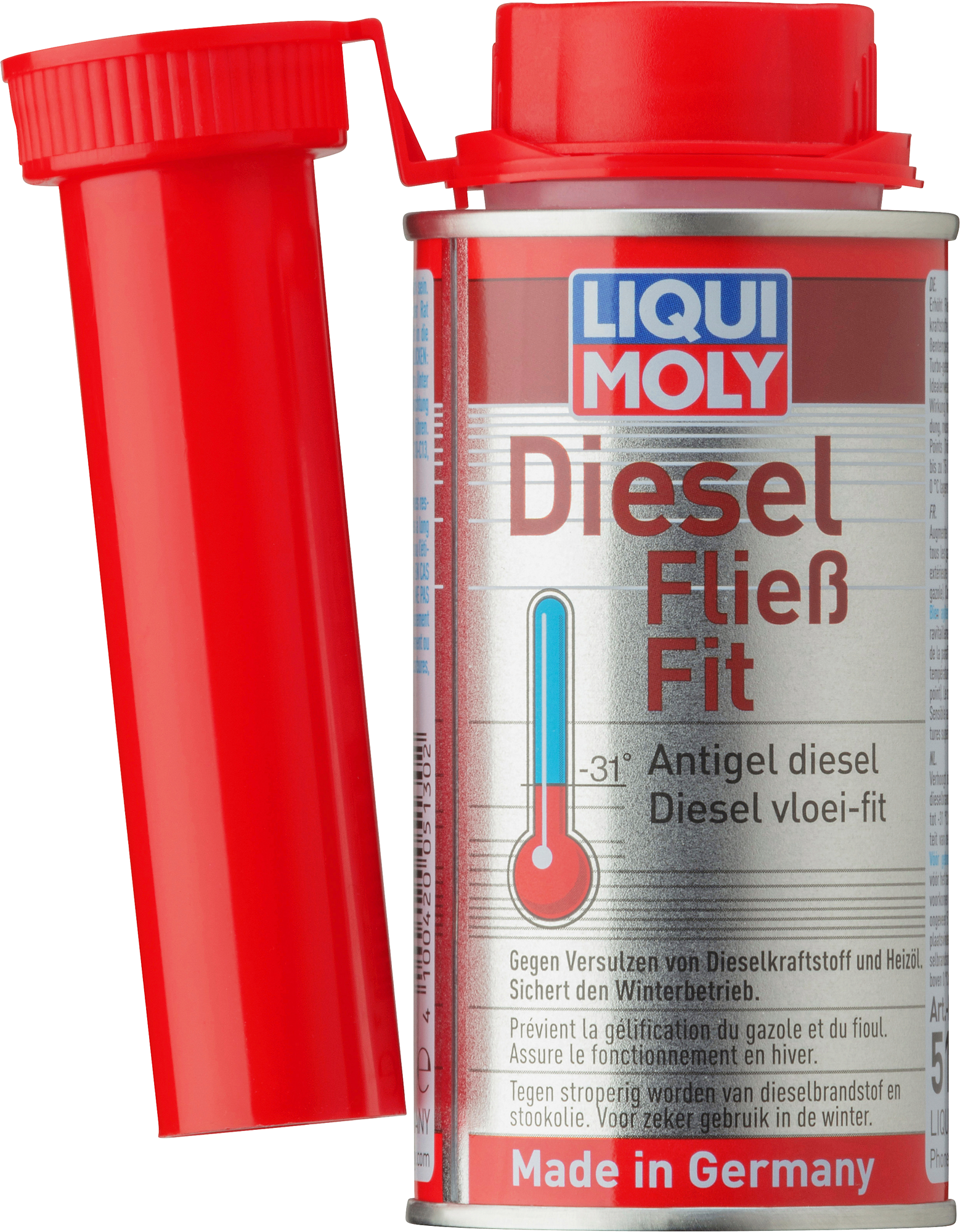 Diesel flytforbedrer vinteradditiv 150 ml Liqui Moly flaske for vinterbruk
