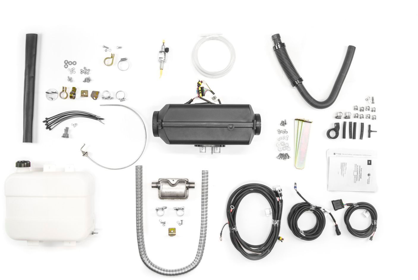 Diesel-luftvarmer AIR 4D 4 kW 12V for store kjøretøy Autoterm forfra