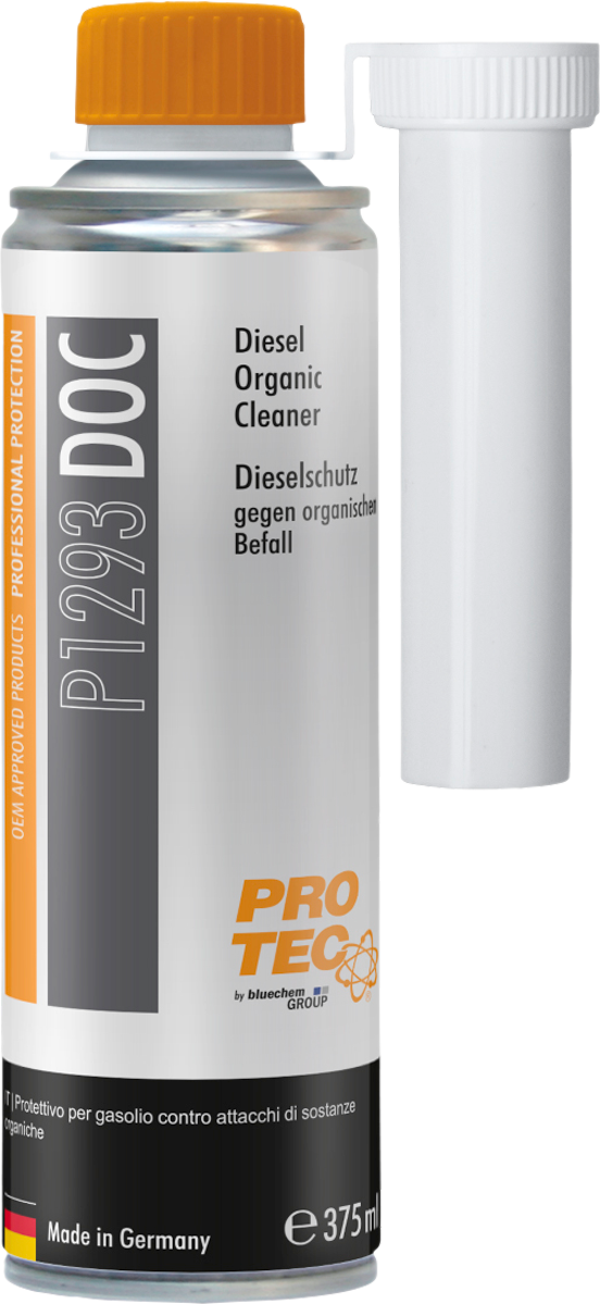 Diesel Organic Cleaner rensemiddel for drivstoffsystem 375 ml ProTec forfra