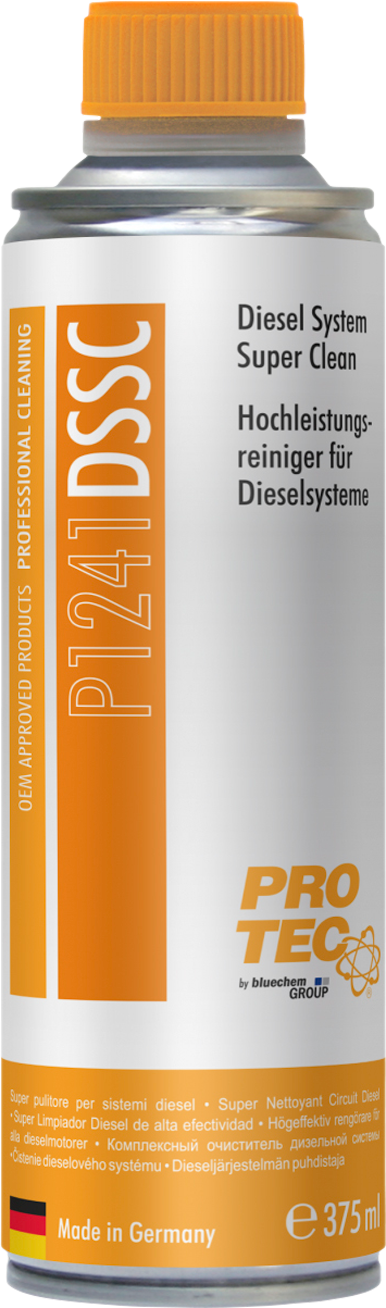 Dieselsystem rengjøringsmiddel Super Clean 375 ml - ProTec flaske for motorvedlikehold