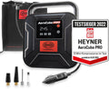 Digital kompressor 12V 35 l min med automatisk stopp og LED forfra