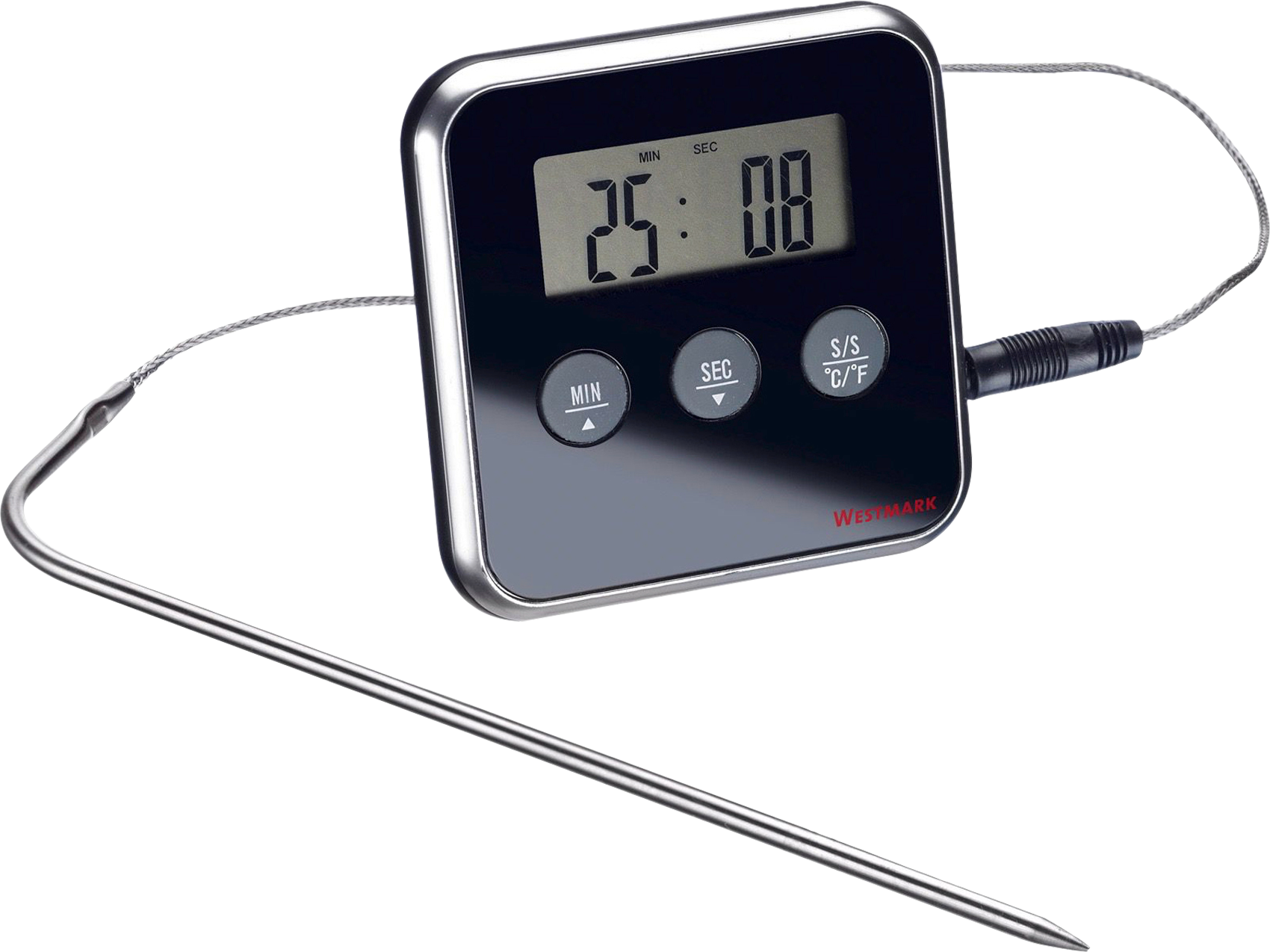 Digitalt steketermometer med display 80x80 mm - Westmark forfra