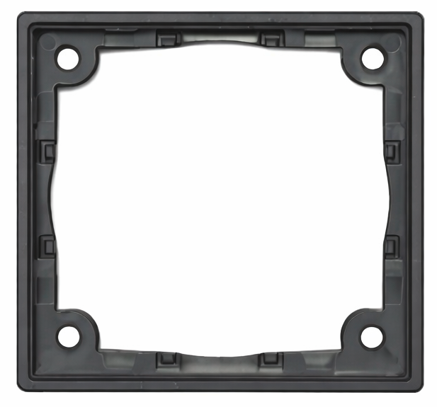 Distanseramme enkel 63x63x12 mm skifergrå for veggmontering