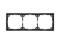 Distanseramme trippel svart flat 12 mm 169x66 mm - Inprojal for fleksibel montering