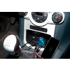 Dobbel 12/24V stikkontakt med 2x USB 2.4A svart - Dunlop montert i bil