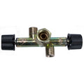 Dobbel avgreningsventil for gass R 1/4" venstre - Campingaz front