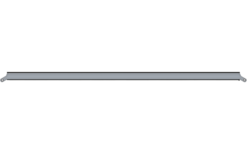 Dobbel kedertilkobling 5 mm + 4 mm for solseil - Bent detalj