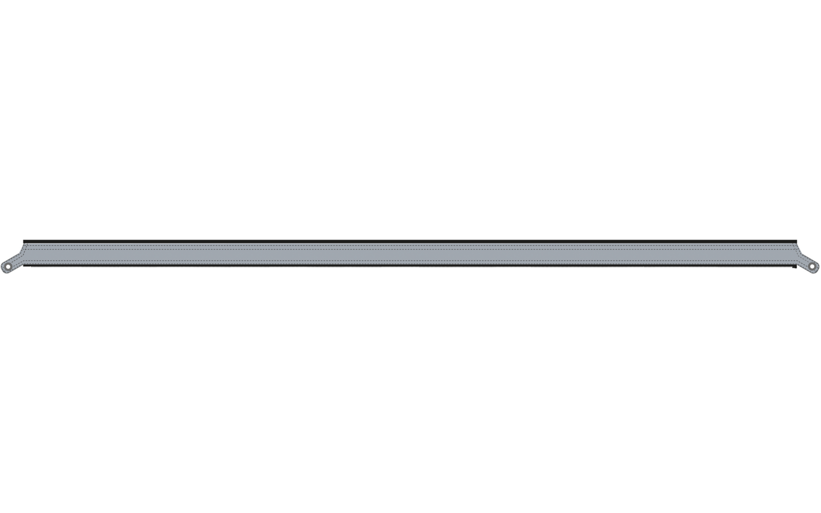Dobbel kedertilkobling 5 mm + 4 mm for solseil - Bent detalj