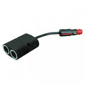 Dobbel kobling 12-24V med universalplugg 16A - ProCar forfra