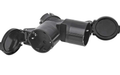 Dobbel schuko-stikkontakt 16 A 230 V IP44 svart forfra
