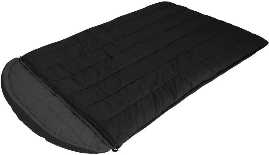 Dobbel sovepose Yucca Double 225x150 cm svart/grå forfra