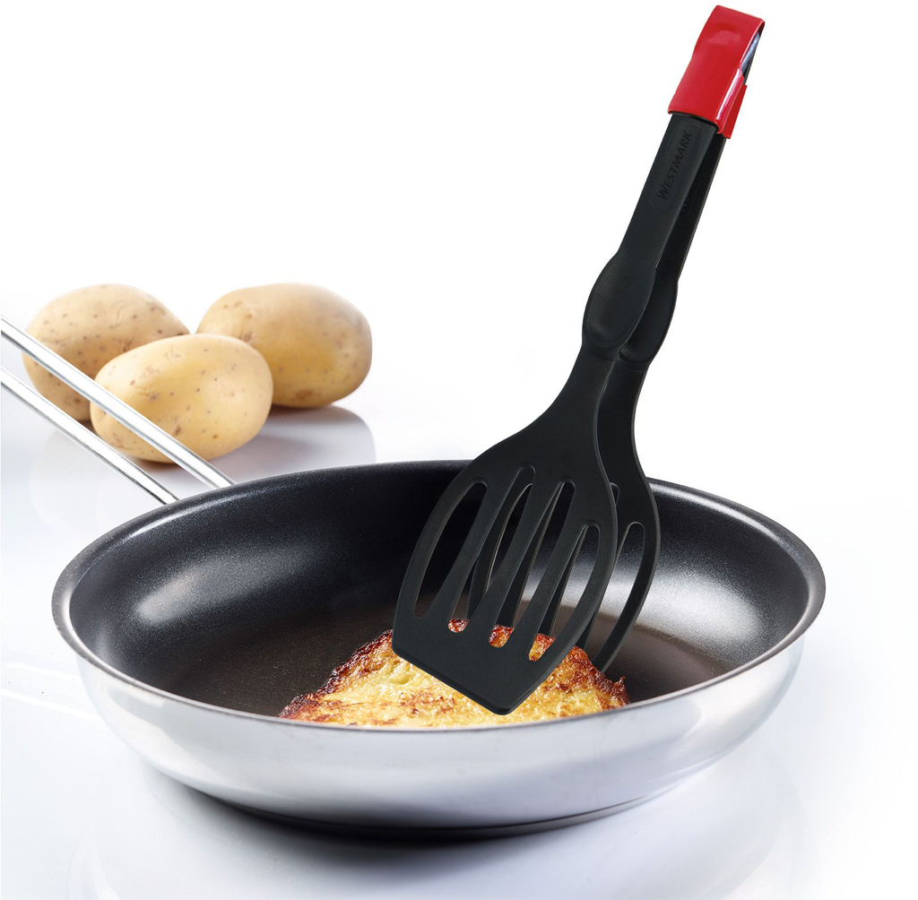 Dobbel stekespade og serveringstang Duetto Flonal Plus Westmark forfra