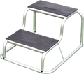 Dobbelt trinn Rubber Top i aluminium, 200 kg forfra