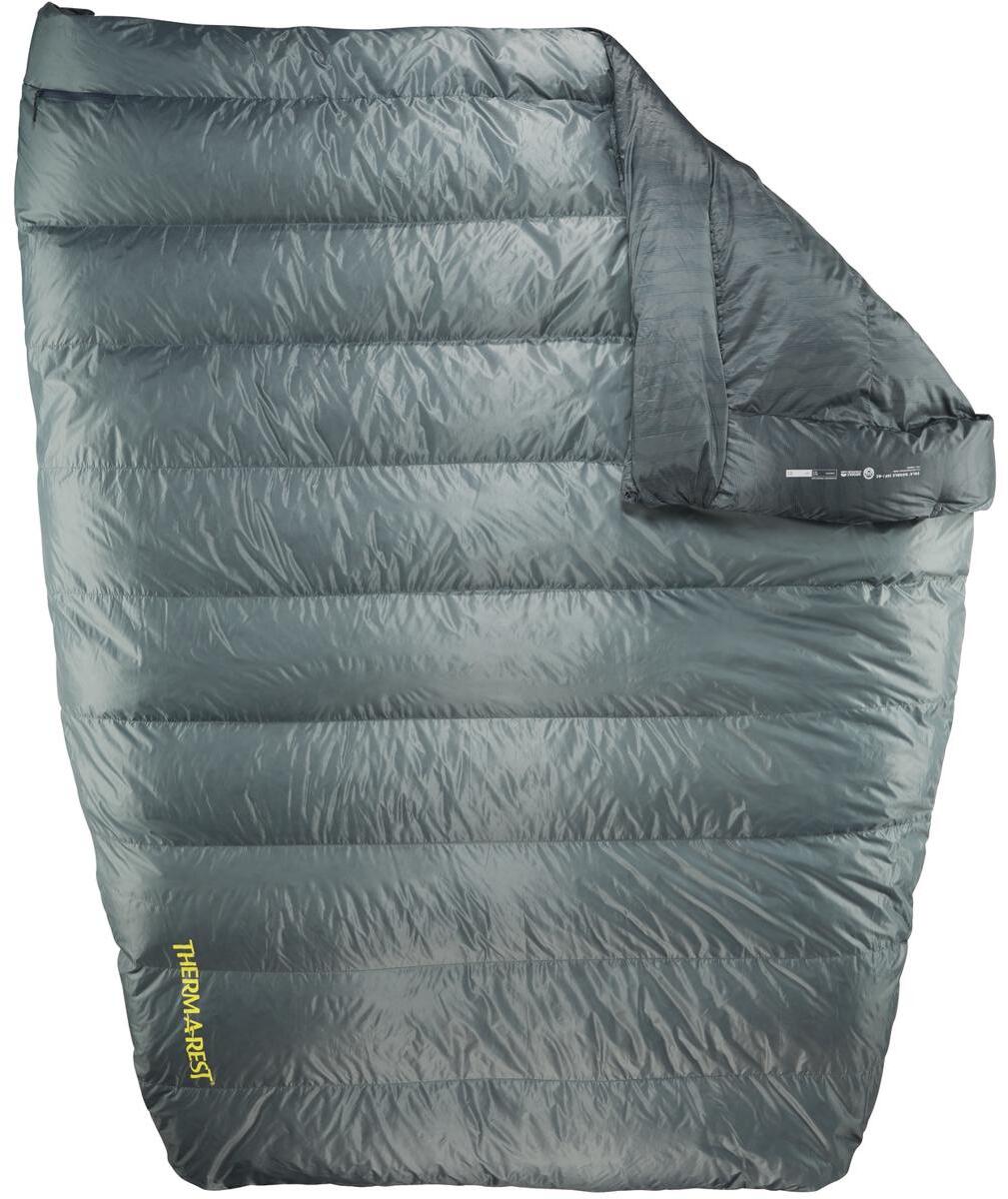 Dobbeltsovepose Vela 203x208cm, 650-cuin dun forfra
