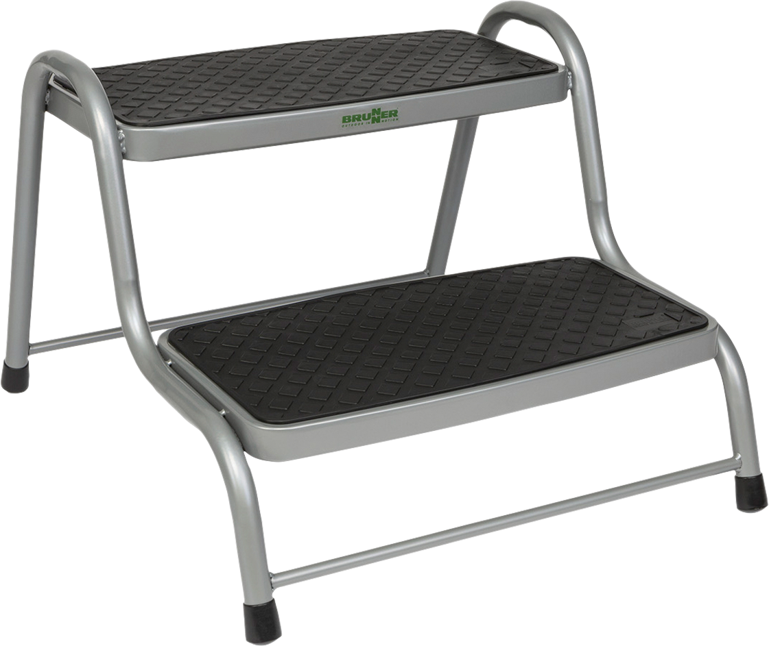 Dobbelttrinn King Step Double XL 150 kg stabelbar forfra