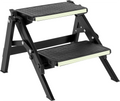 Dobbelttrinn Ruckstep Black Fluo forfra