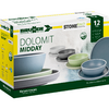 Dolomit servicesett 12 deler StoneTouch detalj