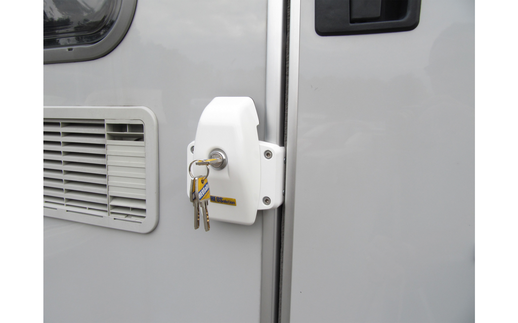 Door Frame Lock sikkerhetslås hvit overflate