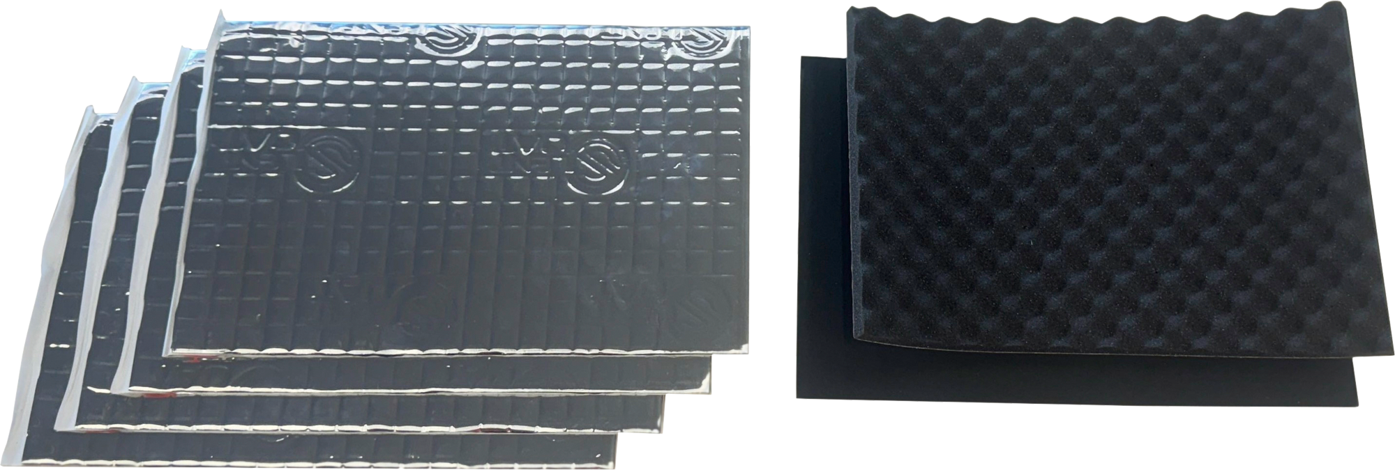 Dørisolasjon CA-SI-UNI.001 alubutyl 4 plater med absorber for dørmontering