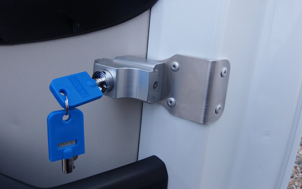Dørlås 2er-sett for fordører Fiat Ducato fra 2006 - IMC-Créations forfra