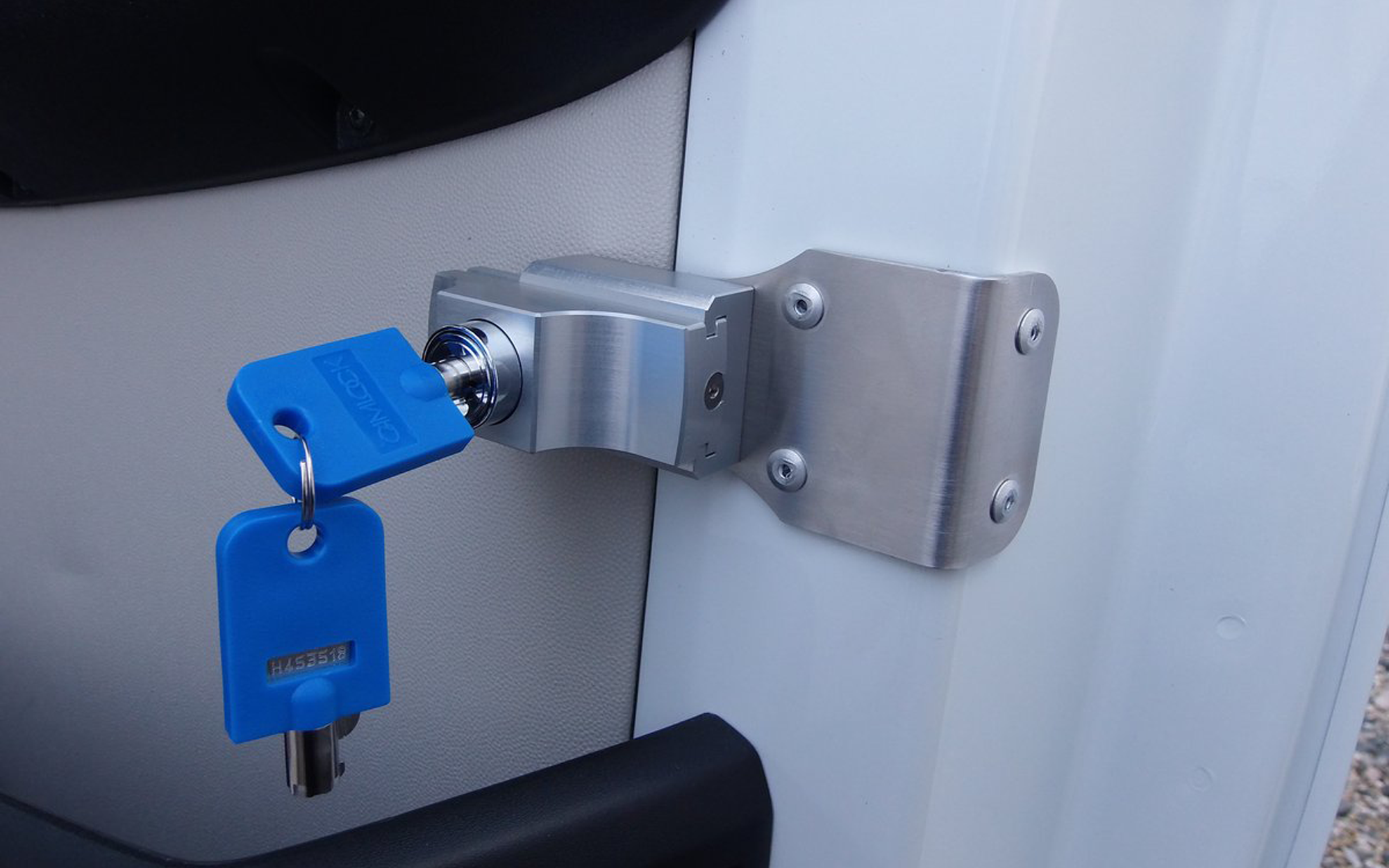 Dørlås 2er-sett for fordører Fiat Ducato fra 2006 - IMC-Créations forfra