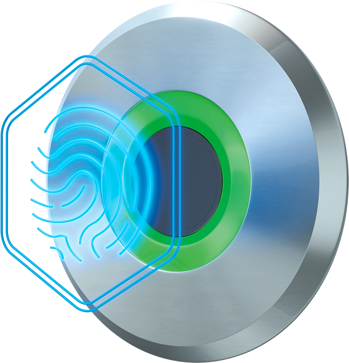 Dørlås CampLock Fingerprint for Hartal sentrallås forside