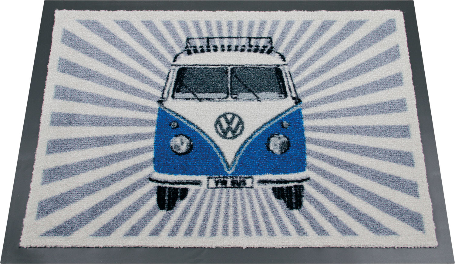 Dørmatte VW T1 Bulli retro nylon 70 x 50 cm forfra