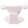 Dørstopper hvit todelt for campingbil 6 x 3 cm plast detalj